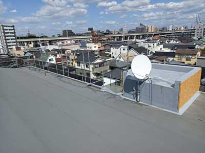 さいたま市の総合リフォーム（株）上武の施工事例：屋上防水施工