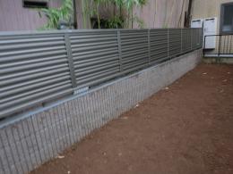 さいたま市の総合リフォーム（株）上武の施工事例：境界線に塀を設置