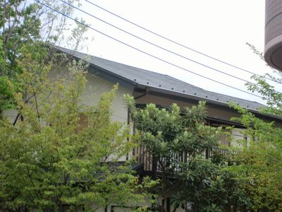 さいたま市の総合リフォーム（株）上武の施工事例：屋根・外壁・外装リフォーム：破風 鋼板巻き施工